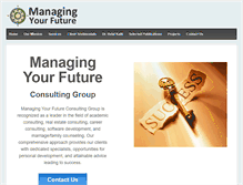 Tablet Screenshot of managingyourfuture.org